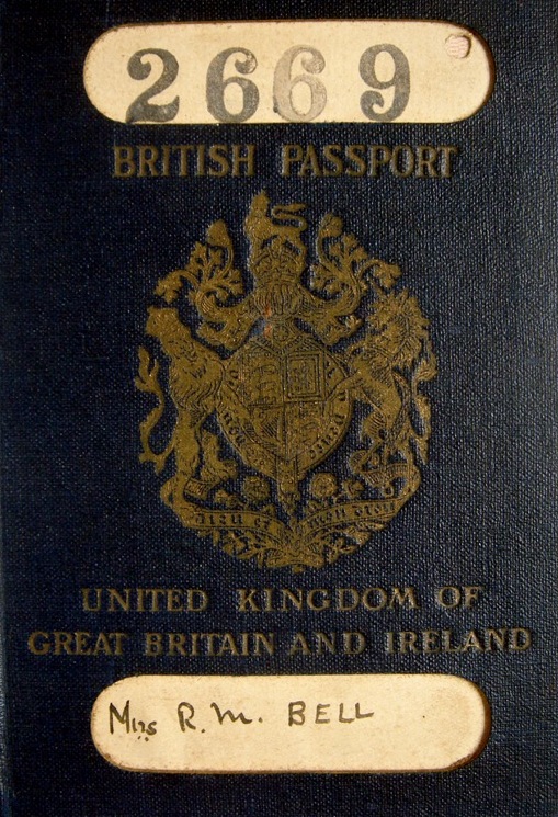 1924 UK passport of Great Britain and Ireland