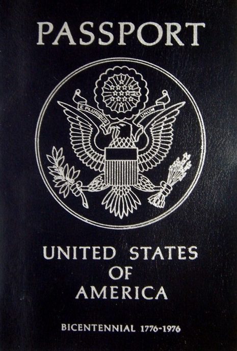 Bicentennial US Passport 1776-1976