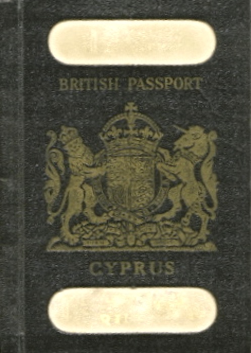 Pre-1960 Cypriot British Passport